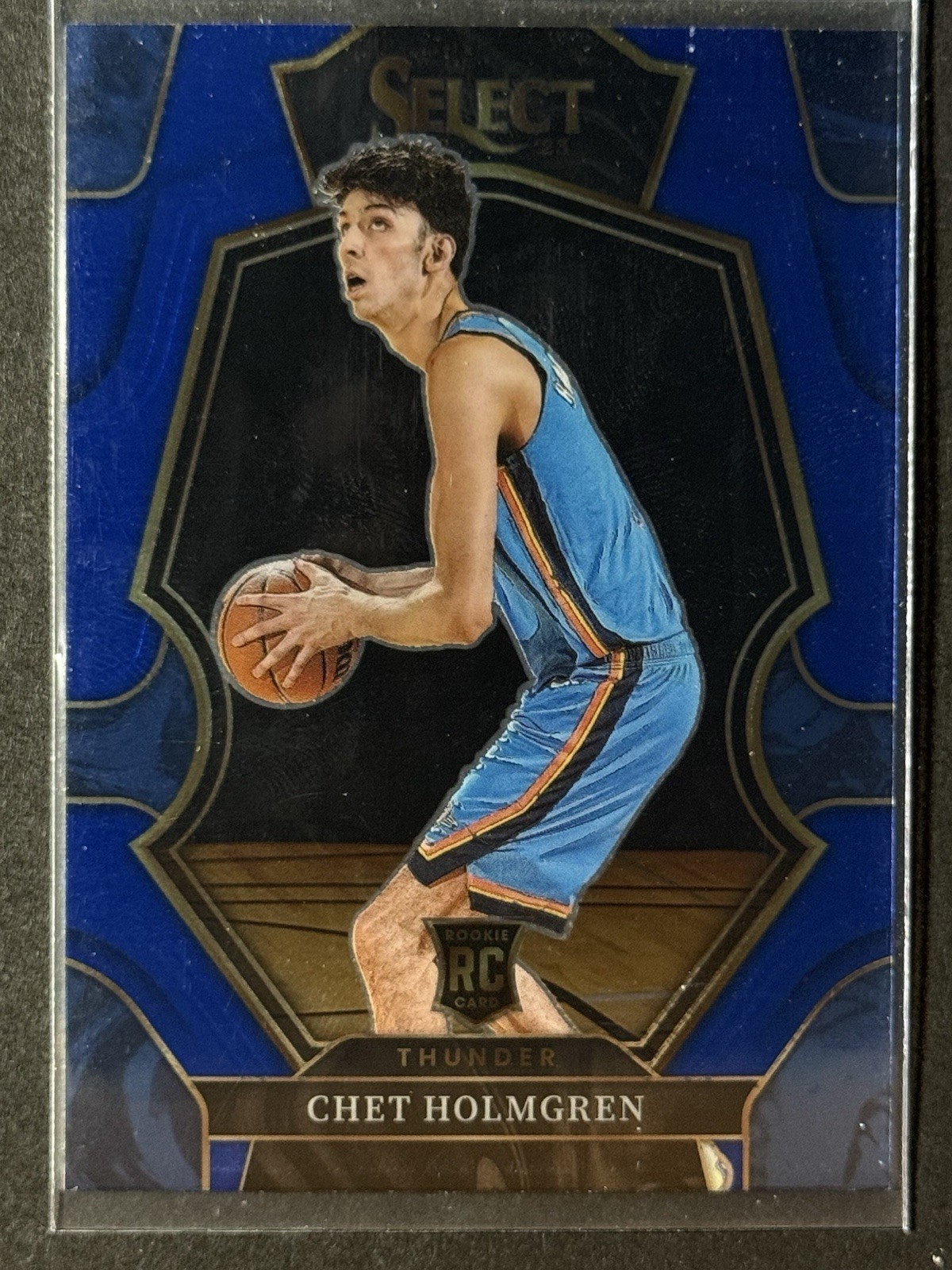 2022-23 Panini Select - Premier Level Blue Prizm #196 Chet Holmgren (RC)