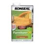 Ronseal Hardwood Furniture Oil 1L Natural Teak 24.99 per litre