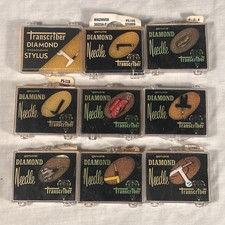 Menge 9 Transciber Diamant Nadeln für Phonograph Plattenspieler #1