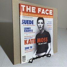 THE FACE MAGAZINE MARCH 1993 #54 KATE MOSS LENNY KRAVITZ SUEDE *RARE IN U.S.A.!*