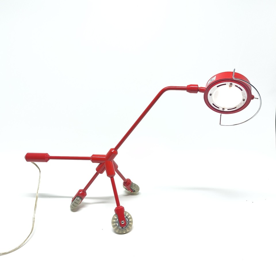 Ikea Brutal Mid Century Modern Table Kila Task Lamp Red Dog Harry Allen 