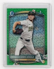 2025 Bowman Draft - Jamie Arnold #BDC-30 1st Chrome Prospect Green Mojo 34/99