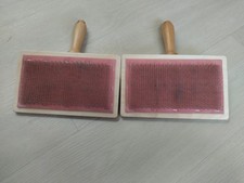 Pair Of Wool Carding Brushes Extra Large