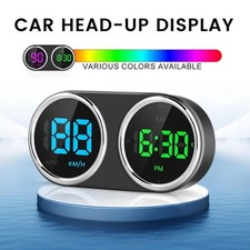Dash HUD Speedometer with Fuel Efficiency Tracking and Overspeed Notifications