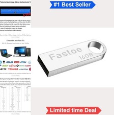 Bootable USB Flash Drive 16GB Windows 10 Install Upgrade 32 64 Bit Laptop