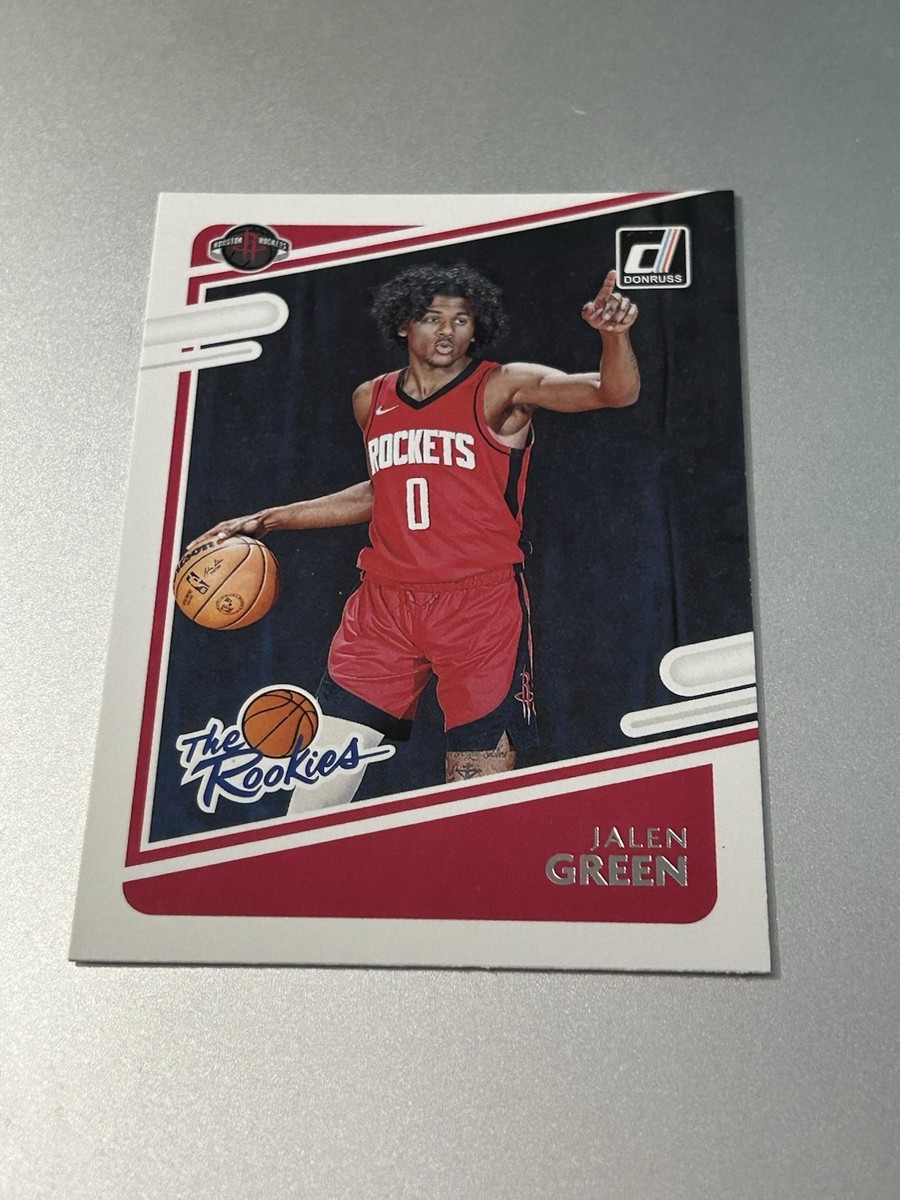 2021-22 Donruss The Rookies Jalen Green #2 Houston Rockets