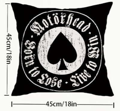 Kissenbezug Motörhead - Born To Lose-Live To Win,  45x45 cm