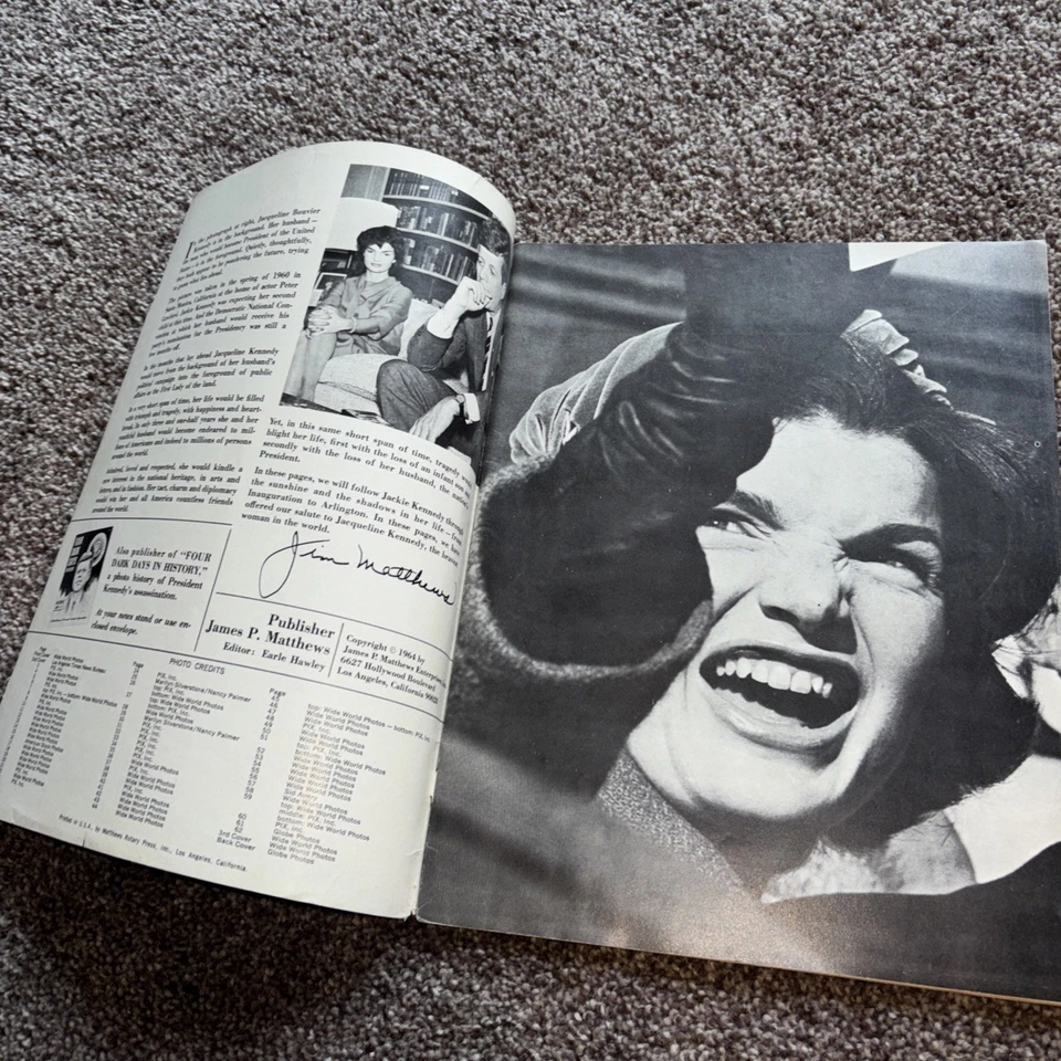 Lot Of 5 Kennedy Collector Books, 1960s, JFK, RFK, Jackie Kennedy, Photos & News - Image 2 of 4