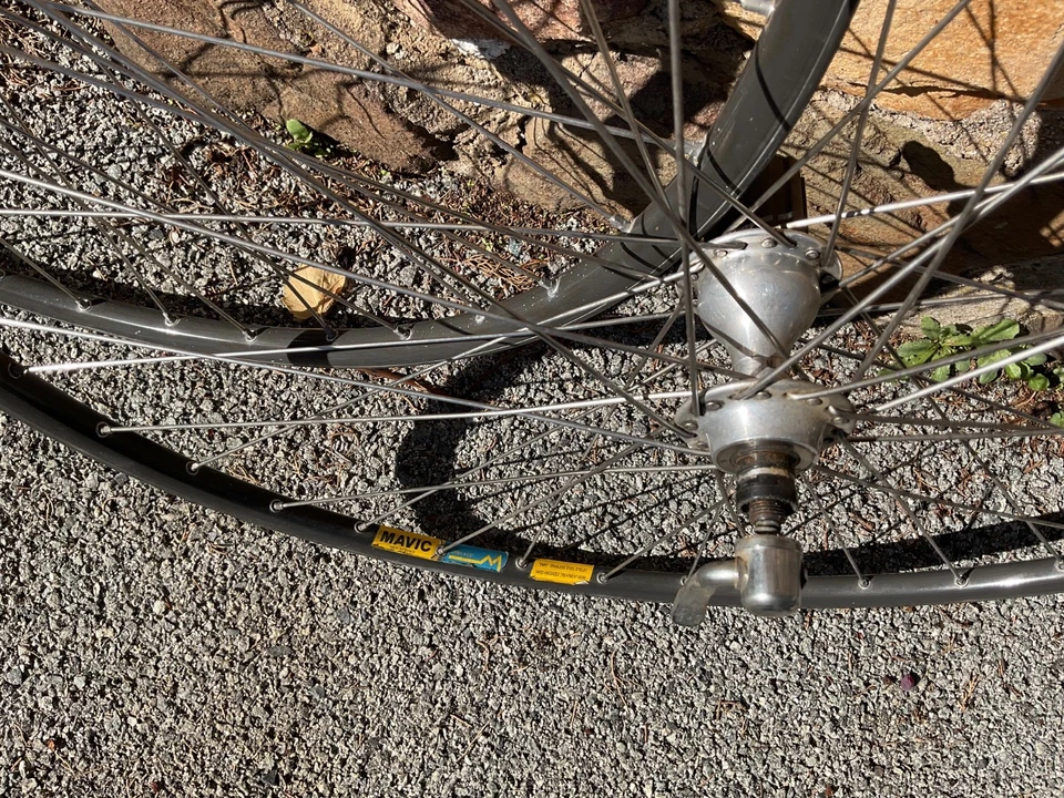 Moyeux Campagnolo chorus sur jantes à pneus mvic open 4 cd - Photo 3/4