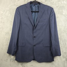 Brooks Brothers Regent Fit Blazer Mens 38S Blue Glen Plaid Wool Tollegno 1900