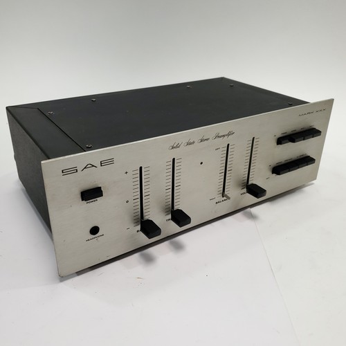 Vintage SAE Mark XXX MK30 Solid State Stereo Preamplifier Tested Working