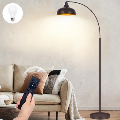 Arc Floor Lamps Bronze, Standing for Living Tall, Oil-Rubbed Bronze