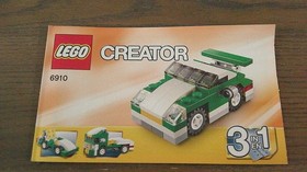 LEGO CREATOR: Mini Sports Car (6910) 100% Complete w Minifigures & Instructions