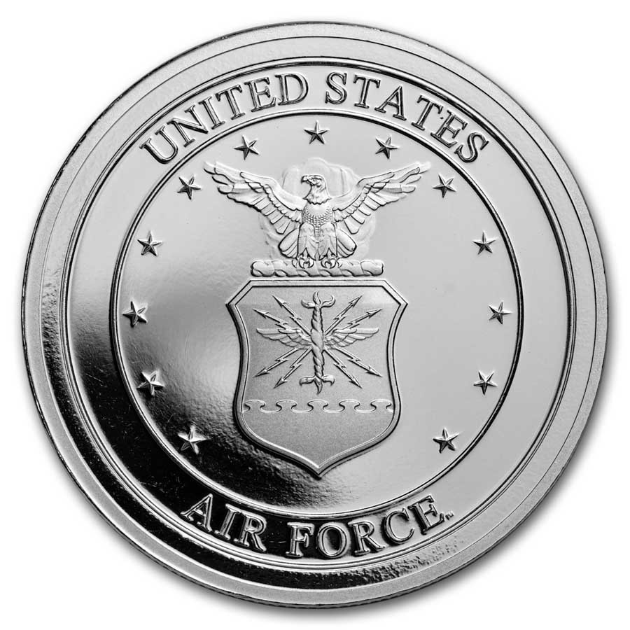 oz Silver Round Air Force