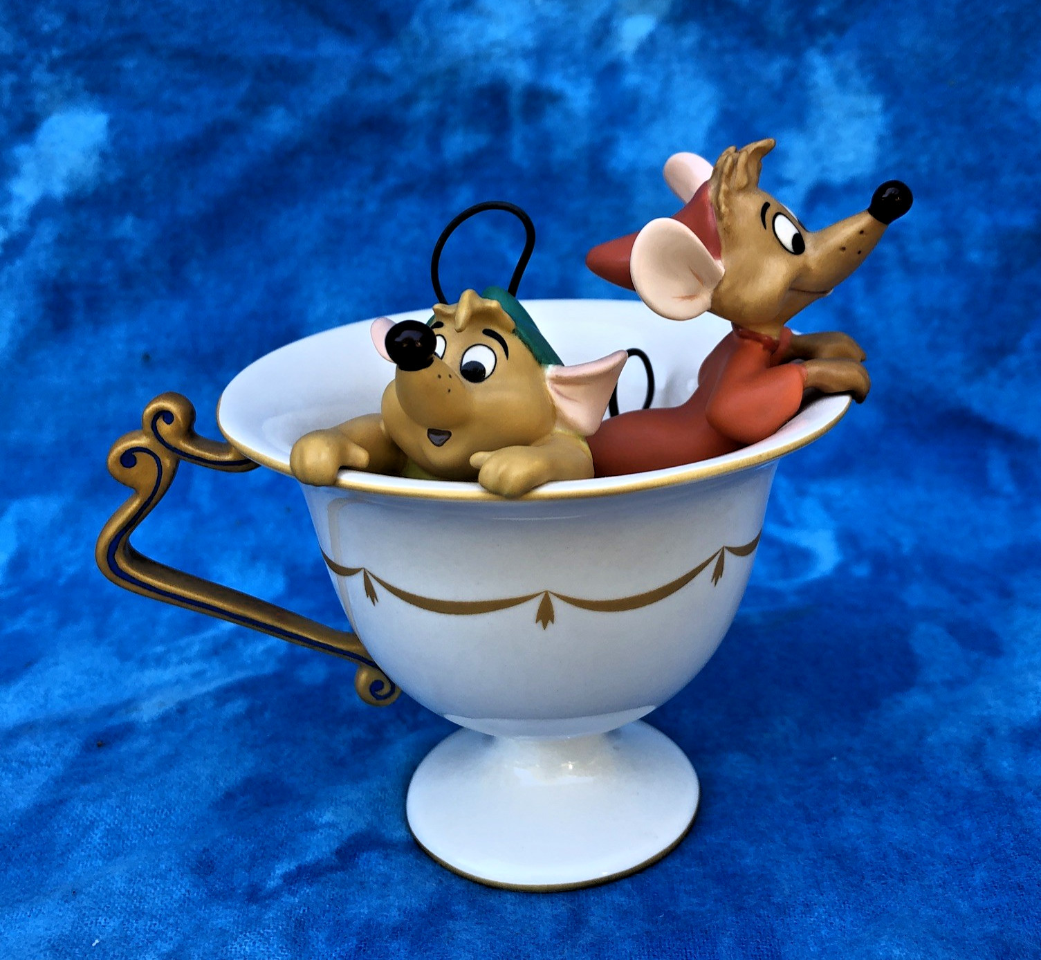 MINT WDCC Cinderella Gus & Jaq “Tea for Two” 1999 Event Sculpture