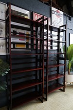 Mid-Century Collapsible, Modular Shelving Units – Versatile Danish-Style Design