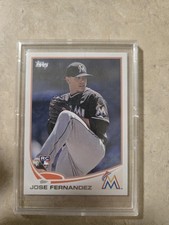 Topps 2013 Jose Fernandez Miami Marlins Rookie Variation Baseball Card #589. rookie card picture