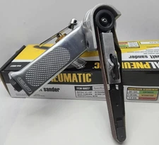  Pneumatic MINI AIR OPERATED POWER BELT SANDER  GRINDER FILE NARROW WIDTH 3/8