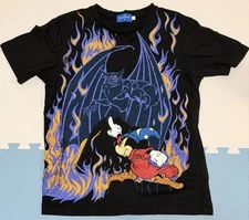 Disneyland Fantasia Sorcerer Mickey Mouse T-shirt Size M Tokyo Resort Japan F/S