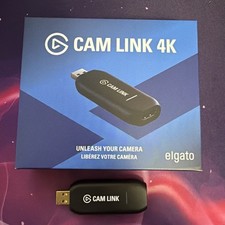 Elgato Cam Link 4K HDMI Capture Card USB 3.0 Adapter Black W/ Box USB Cable