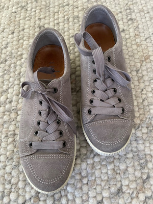 Legero, Sneaker, Größe: 5/37,5 Grau, Veloursleder, Ledersohle