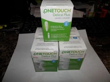 OneTouch Delica Extra Fine 33 Gauge Lancets 100 per box   5 boxes here 500 pcs