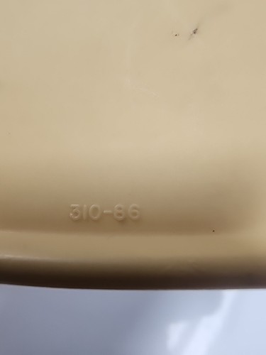 Tupperware 310-86 Replacement Rectangle Beige Tan Lid ONLY Vintage - Picture 3 of 6