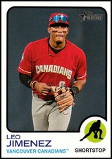 2022 Topps Heritage Minor League #85 Leo Jimenez - FREE SHIPPING!