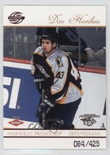 2003-04 Pacific Supreme Red 84/425 Dan Hamhuis #124 0a4