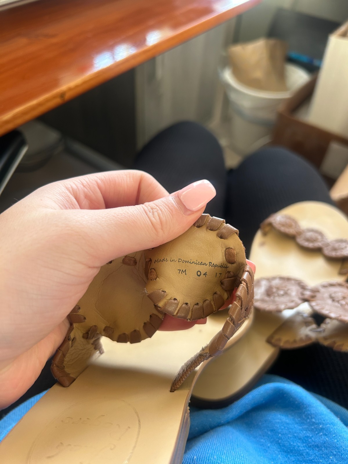 CUTE! Jack Rodgers 7M Brown Sandels