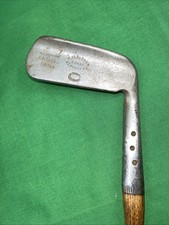 RARE Hickory Golf MAXWELL PUTTER D ANDERSON SONS Wood Shaft Club PM10