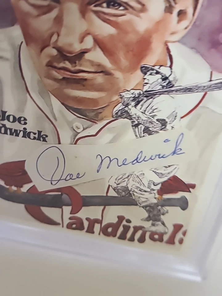 Joe Medwick PSA/DNA SIGNED Perez Steele Postcard Cut (d. 1975) Autographed - Image 4 of 4