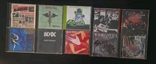 Hair Metal 10 Cd Lot,Motley,poison, AC Dc,G N R,great White,bon Jovi,Cinderella