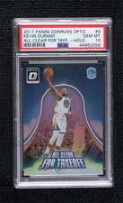 2017 Donruss Optic All Clear for Takeoff Holo Prizm Kevin Durant #9 PSA 10 6zg
