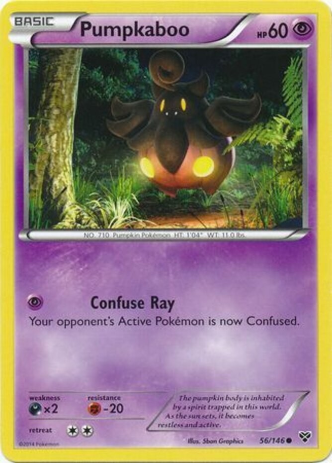 Pumpkaboo - 56/146 - Common - Heavily Played