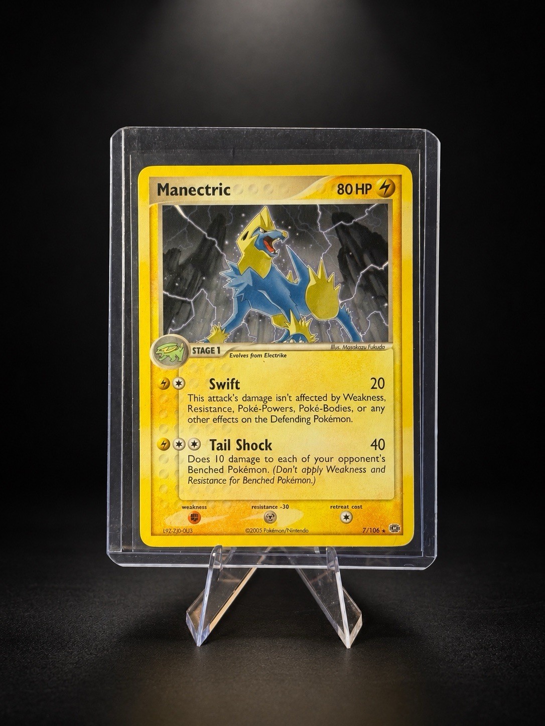 Pokemon! Manectric 7/106 EX Emerald Regular