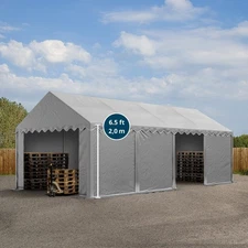 TOOLPORT Storage Tent 13x26 ft. Storage Shed PVC 700 N Waterproof ~CLEARANCE