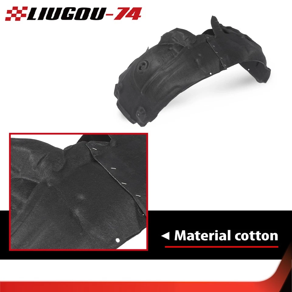 Fit For 2012-2016 Audi A6 A6 Quattro Pair Front Fender Liner AU1249132 AU1248132 Foto 4 de 4