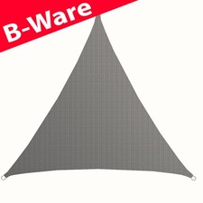 B-Ware UV Sonnensegel 5x5x5 m HDPE Dreieck Sonnenschutz Balkon Garten Grau