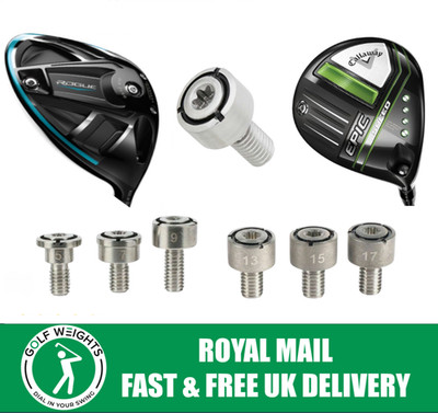 Callaway Rogue Epic Speed XR16 Golfschläger Driver Kopf Gewichte 3-19 g UK Ware