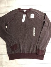 Sonoma Goods For Life Sweater Mens Medium Maroon The Everyday Cotton Crewneck