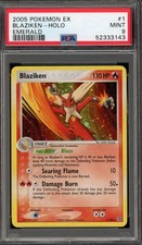 Pokemon Blaziken Holo EX Emerald 1/106 PSA 9 Mint on eBay
