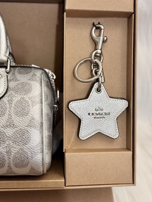 NEW Coach Boxed Mini Rowan Crossbody Bag And Mirror Bag Charm Set