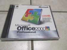 Microsoft Office 2000 Professional For Windows For PC 2CD Set Product Key