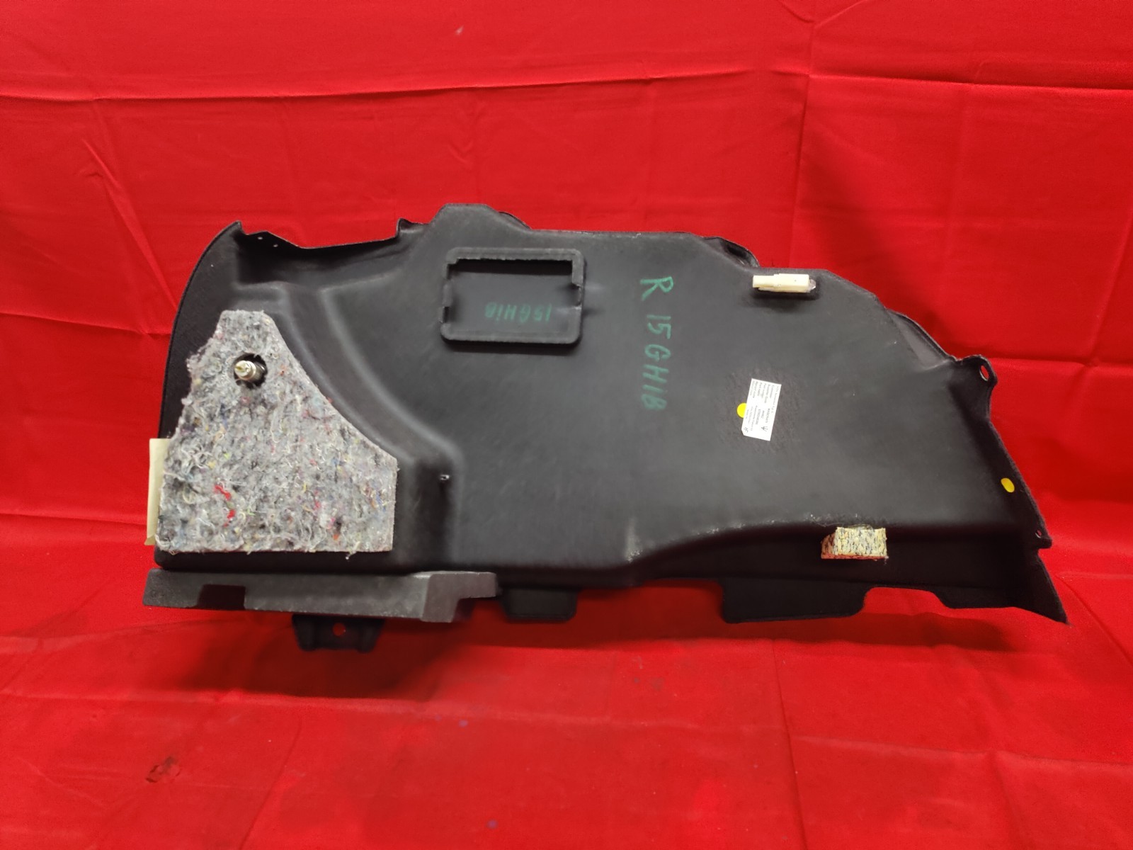 14-24 MASERATI GHIBLI REAR RIGHT PASSENGER QUARTER TRUNK TRIM COVER PANEL BLACK