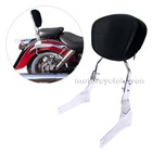 Sissy Bar Backrest Pad Honda Shadow Aero VT1100 C3 passenger Chrome
