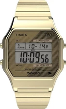 Timex TW2R79000 Men's T80 Special Projects Gold Tone Digital Watch