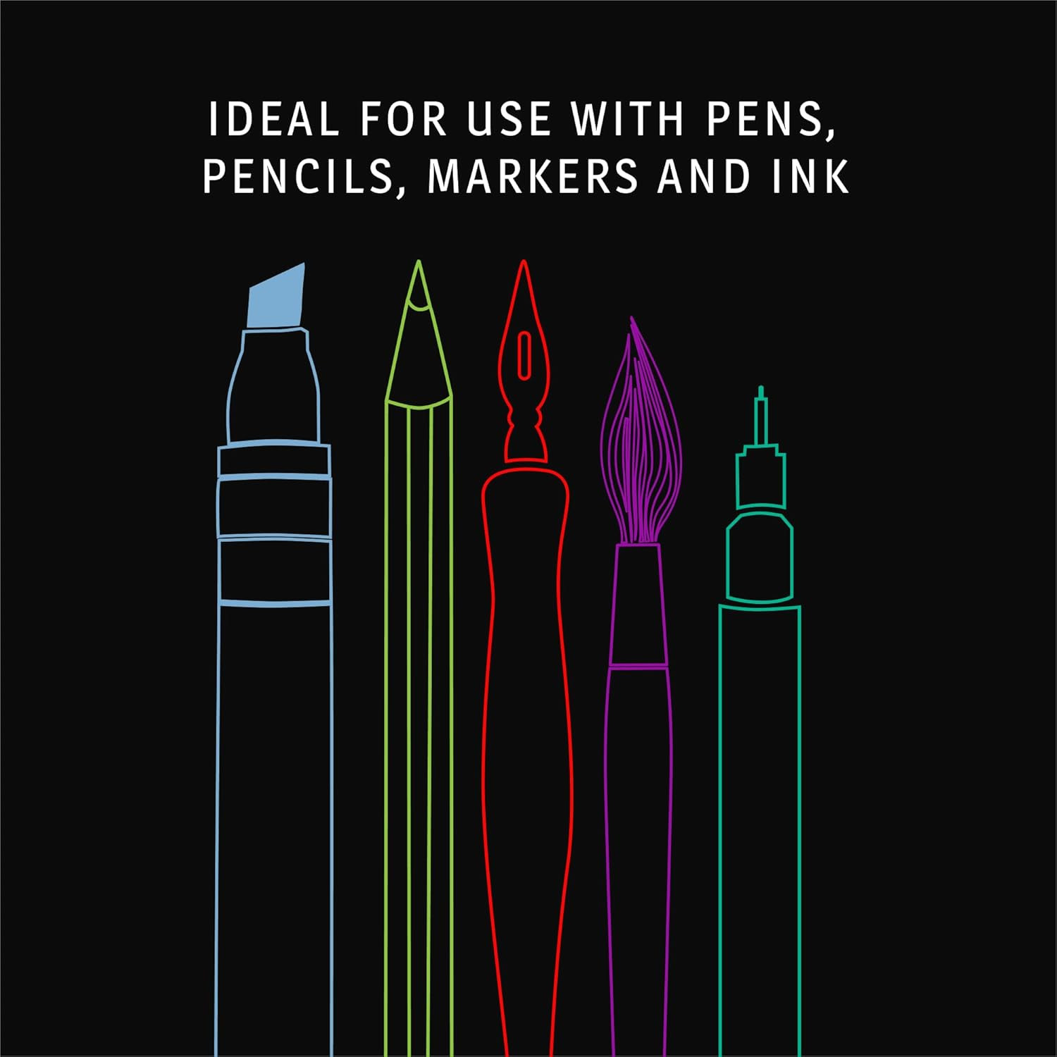 Sketching & Tracing Paper Roll, White, 12 Inches X 50 Yards (2-Pack) - for Drawi