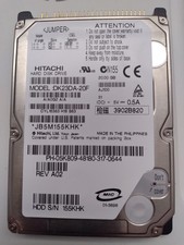 Hitachi Hard Disk Drive 20GB Internal 4200RPM 2.5" IDE Model: (DK23DA-20F)
