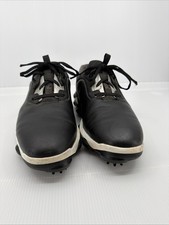 Men's Footjoy Tour Alpha Golf Shoes - Black- 55537 Size 10 Good Condition